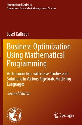 Business Optimization Using Mathematical Programming