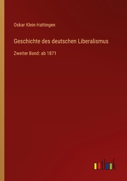 Geschichte des deutschen Liberalismus