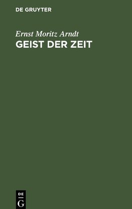 Geist der Zeit