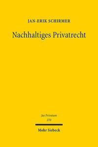 Nachhaltiges Privatrecht