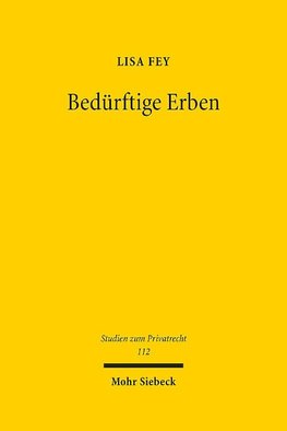 Bedürftige Erben