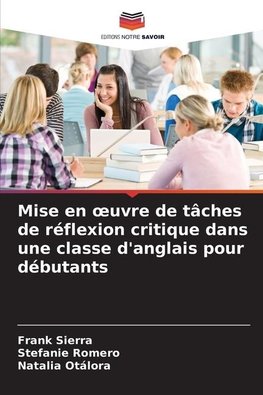 Mise en ¿uvre de tâches de réflexion critique dans une classe d'anglais pour débutants