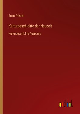 Kulturgeschichte der Neuzeit