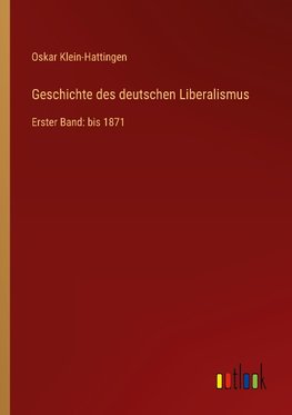 Geschichte des deutschen Liberalismus