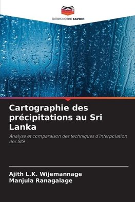 Cartographie des précipitations au Sri Lanka