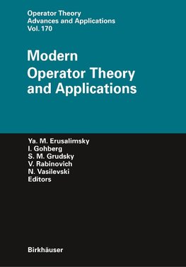 Modern Operator Theory and Applications