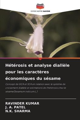 Hétérosis et analyse diallèle pour les caractères économiques du sésame