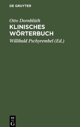 Klinisches Wörterbuch