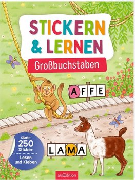 Stickern & Lernen - Großbuchstaben