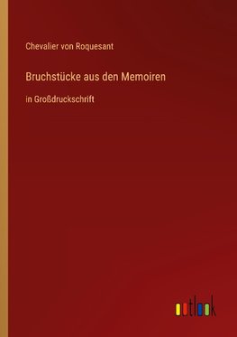 Bruchstücke aus den Memoiren