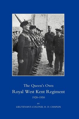 QUEENOS OWN ROYAL WEST KENT REGIMENT 1920-1950