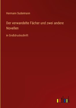 Der verwandelte Fächer und zwei andere Novellen