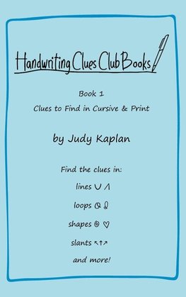 Handwriting Clues Club - Book 1