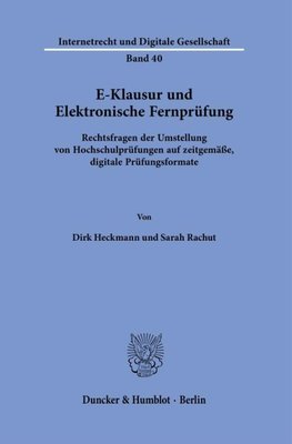 E-Klausur und Elektronische Fernprüfung.