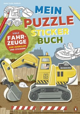 Mein bunter Puzzle-Sticker-Spaß - Fahrzeuge