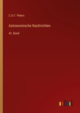 Astronomische Nachrichten