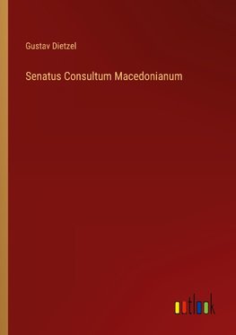 Senatus Consultum Macedonianum