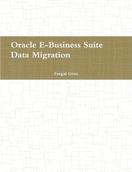 Oracle E-Business Suite, Data Migration