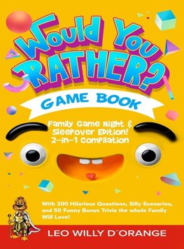 Would You Rather Game Book | Family Game Night & Sleepover Edition!