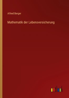 Mathematik der Lebensversicherung