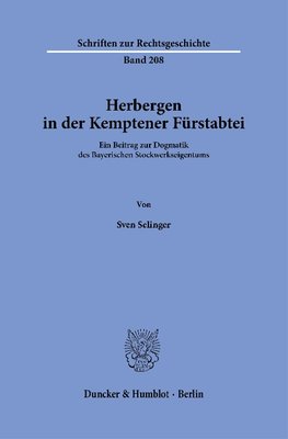 Herbergen in der Kemptener Fürstabtei.