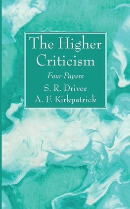 The Higher Criticism