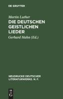 Die deutschen geistlichen Lieder