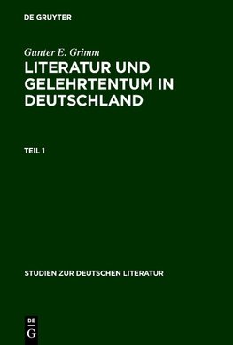 Literatur und Gelehrtentum in Deutschland