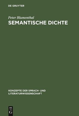 Semantische Dichte