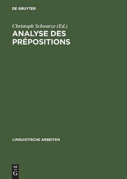 Analyse des prépositions