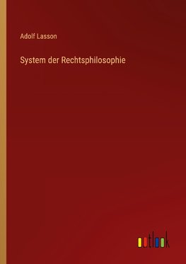 System der Rechtsphilosophie