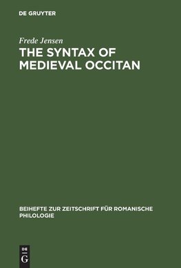 The syntax of medieval Occitan