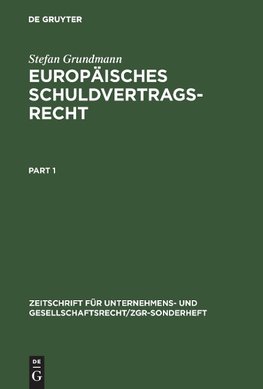 Europäisches Schuldvertragsrecht