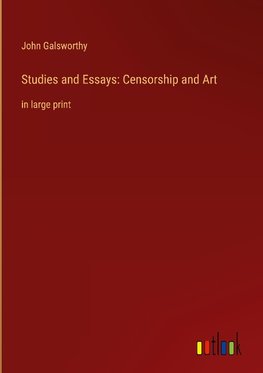 Studies and Essays: Censorship and Art