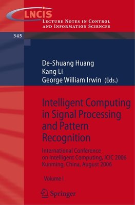 Intelligent Computing in Signal Processing and Pattern Recognition