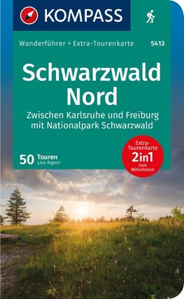 KOMPASS Wanderführer Schwarzwald Nord, 50 Touren