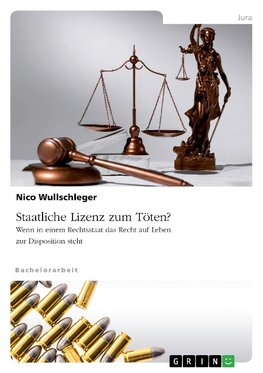 Staatliche Lizenz zum Töten? Wenn in einem Rechtsstaat das Recht auf Leben zur Disposition steht