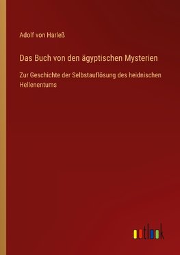 Das Buch von den ägyptischen Mysterien