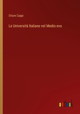 Le Università Italiane nel Medio evo