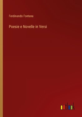 Poesie e Novelle in Versi