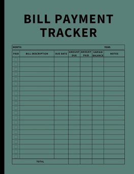 Bill Payment Tracker