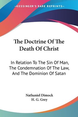 The Doctrine Of The Death Of Christ