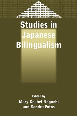 Studies in Japanese Bilingualism