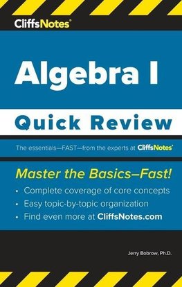 CliffsNotes Algebra I