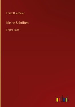 Kleine Schriften