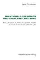 Funktionale Grammatik und Sprachbeschreibung