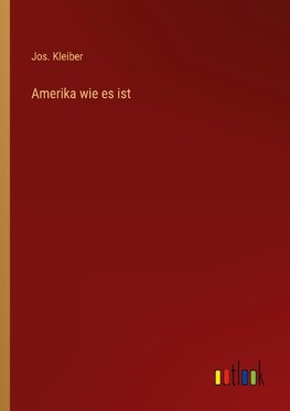 Amerika wie es ist