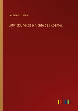 Entwicklungsgeschichte des Kosmos