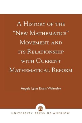 HISTORY OF NEW MATHEMATICS MO         PB