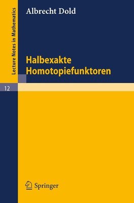 Halbexakte Homotopiefunktoren